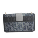 Christian Dior 30 Montaigne East-West Bag with Chain Blue